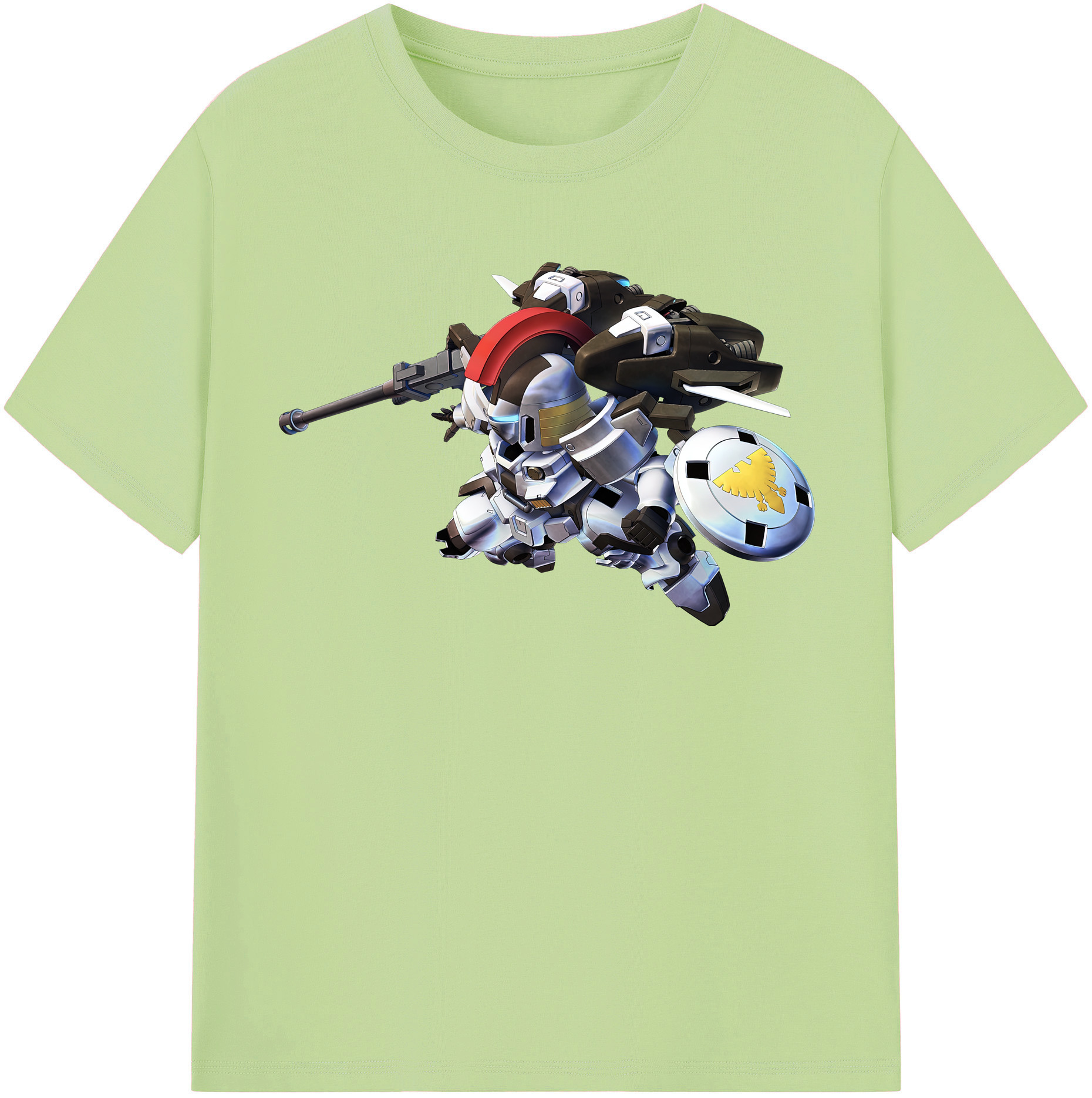（画像用） 機動戦士ガンダム Mobile Suit Gundam 綿100％半袖Tシャツ（フロントプリント）